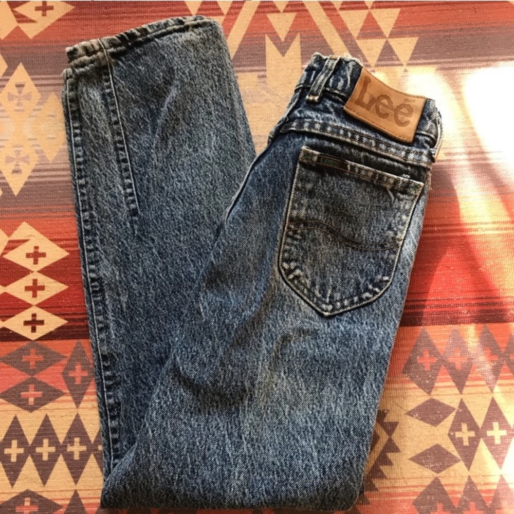 Lee girls 12 acid wash jeans